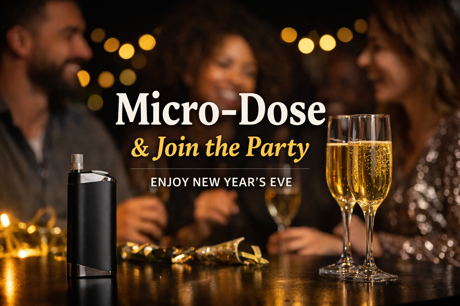 New Year’s Party Tip: Micro-Dose & Avoid Getting Too High