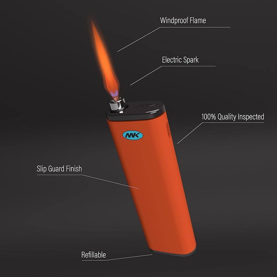 4 MK Jet Windproof Lighters - WillemDavid