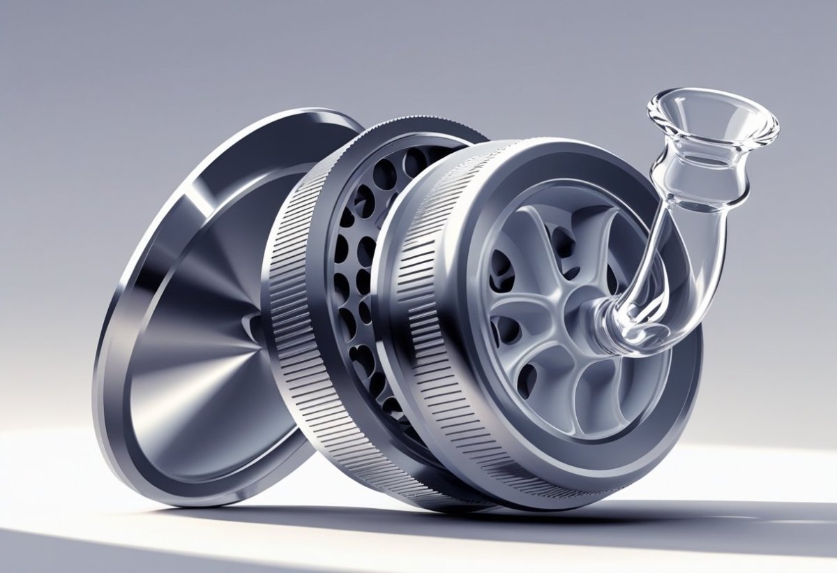 Compact Grinder and Pipe Combo Perfect for On-the-Go Convenience - Willem David Products