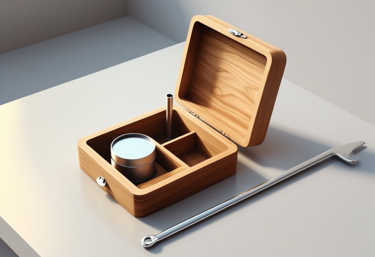 Portable Dugout Smoking Kit With Poker Essential Tools for On-the-Go Use - Willem David Products