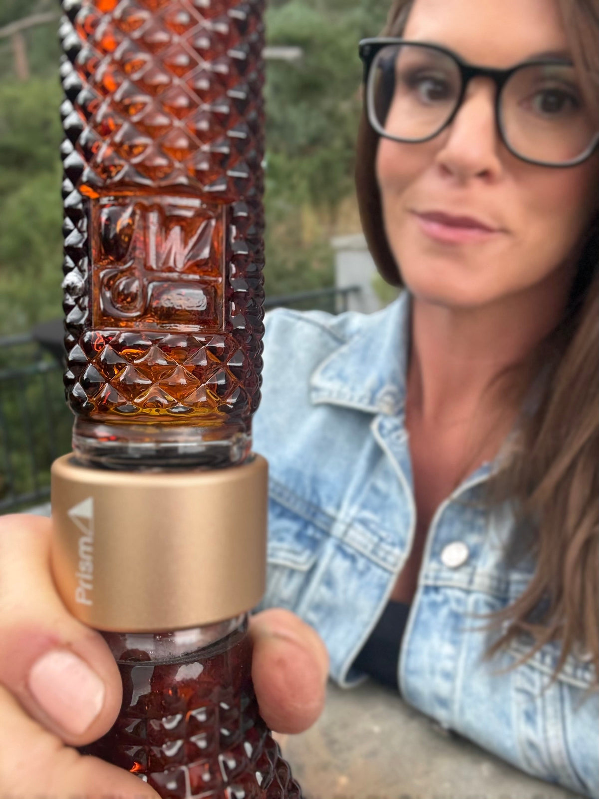 Jane West x Prism Modular Water Pipe | Amber