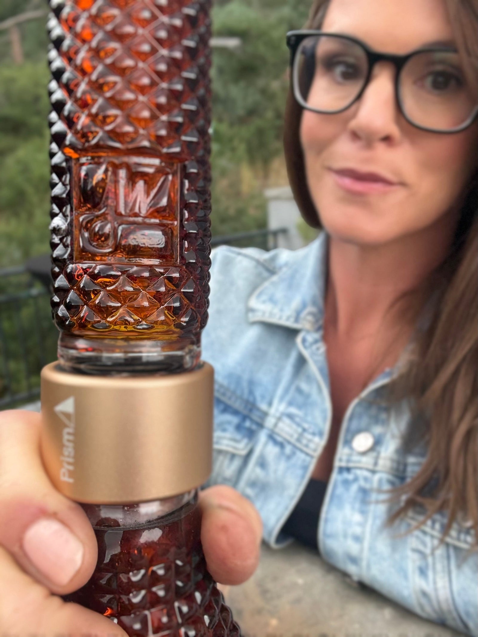 Jane West x Prism Modular Water Pipe | Amber
