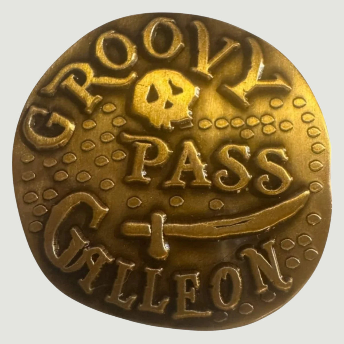 Groovy Galleon Coin - PUFF IT / PASS Challenge - Willem David Products
