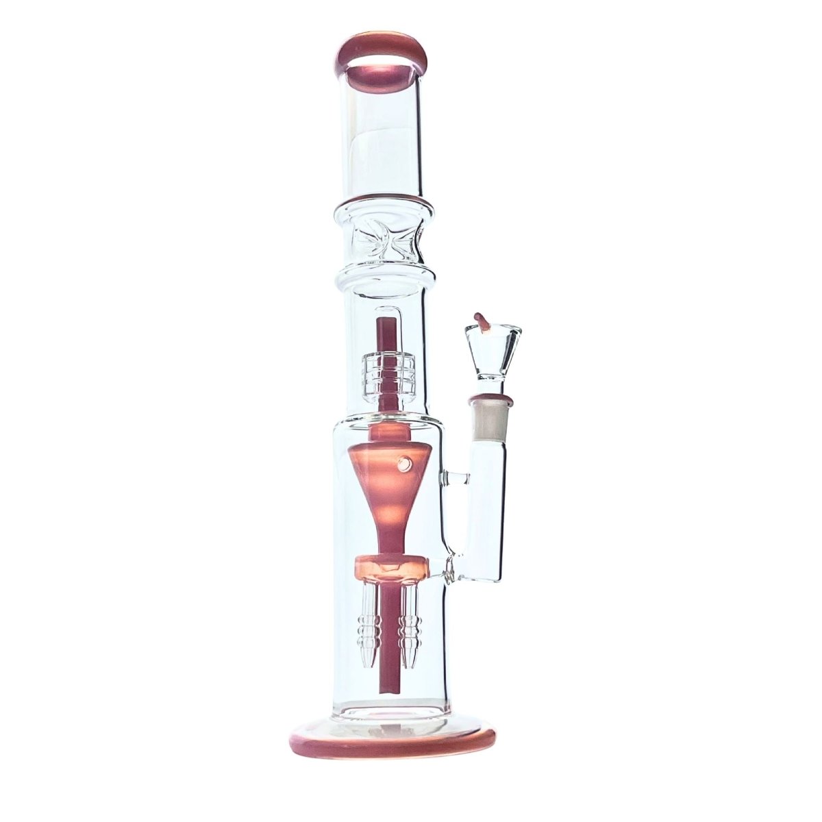 Rock Glass 16" Cyclone Chamber Perc Bong - Willem David Products