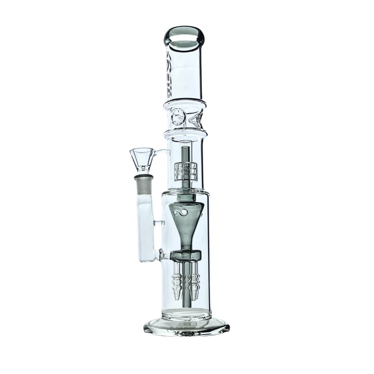 Rock Glass 16" Cyclone Chamber Perc Bong - Willem David Products